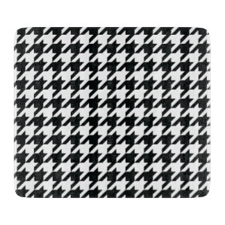 Tabla De Cortar Color blanco negro de lazo de gallo