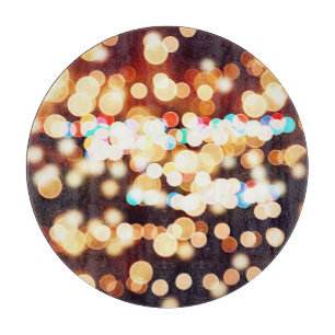 Tabla De Cortar Colorida Textura de Bokeh Abstract