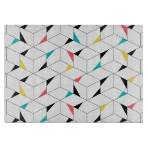 Tabla De Cortar Coloridas, modernas, alegres y de moda, cubos aleg