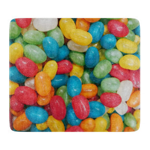 Tabla De Cortar Colorido de los caramelos de Jelly Bean