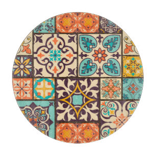 Tabla De Cortar Colorido mosaico de motivos islámicos