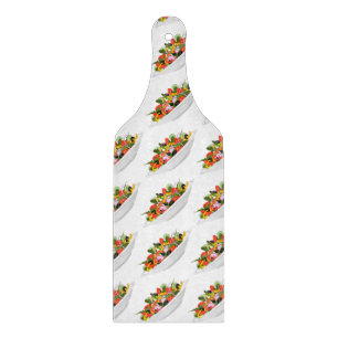 Tabla De Cortar Coma más plantas con letras de motivación de ensal