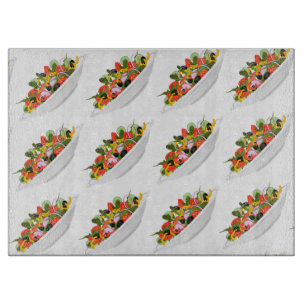 Tabla De Cortar Coma más plantas con letras de motivación de ensal