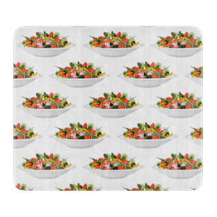 Tabla De Cortar Coma más plantas con letras de motivación de ensal