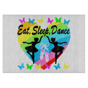 TABLA DE CORTAR COMER, DORMIR, BAILAR EL CORAZÓN Y LAS MARIPOSAS