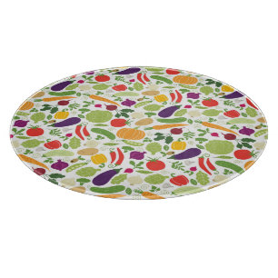 Tabla De Cortar Comida en un fondo blanco