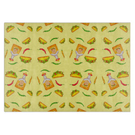 Tabla De Cortar Comida hispana mexicana tacos tequila