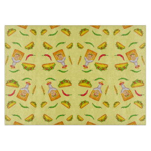 Tabla De Cortar Comida hispana mexicana tacos tequila
