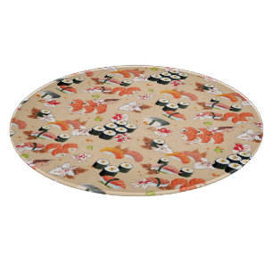 Tabla De Cortar Comida japonesa: Patrón de sushi 3