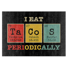 Tabla De Cortar Como tacos periódicamente