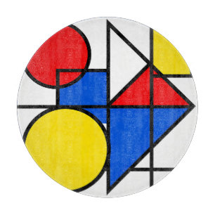 Tabla De Cortar Composición de color primario de Mondrian