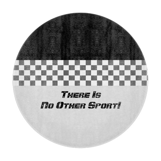 Tabla De Cortar Comprobación en blanco y negro (Anverso)