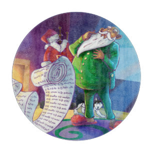 Tabla De Cortar Compruébelo dos veces Santa