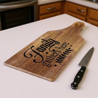 Tabla de cortar con aspecto de madera