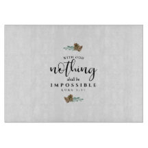 Con Dios, nada será imposible