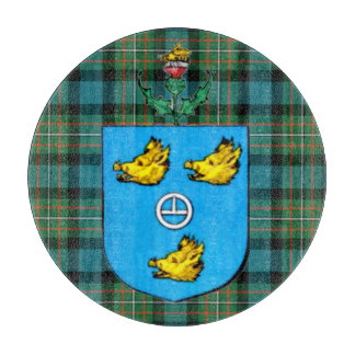 Tabla de cortar con escudo del clan Ferguson