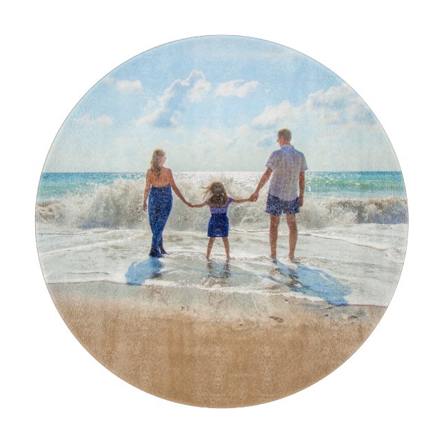 Tabla de cortar con foto personalizada con tu dise (Anverso)