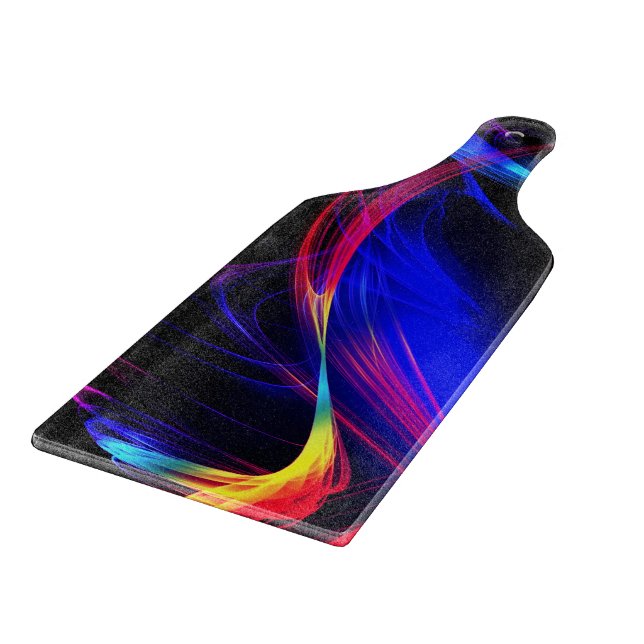 Tabla de cortar con luces coloridas (Borde)