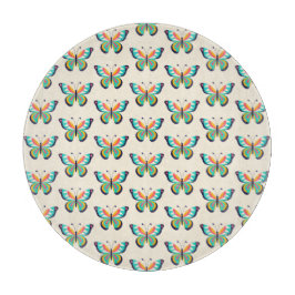 Tabla De Cortar Con mariposa de texto