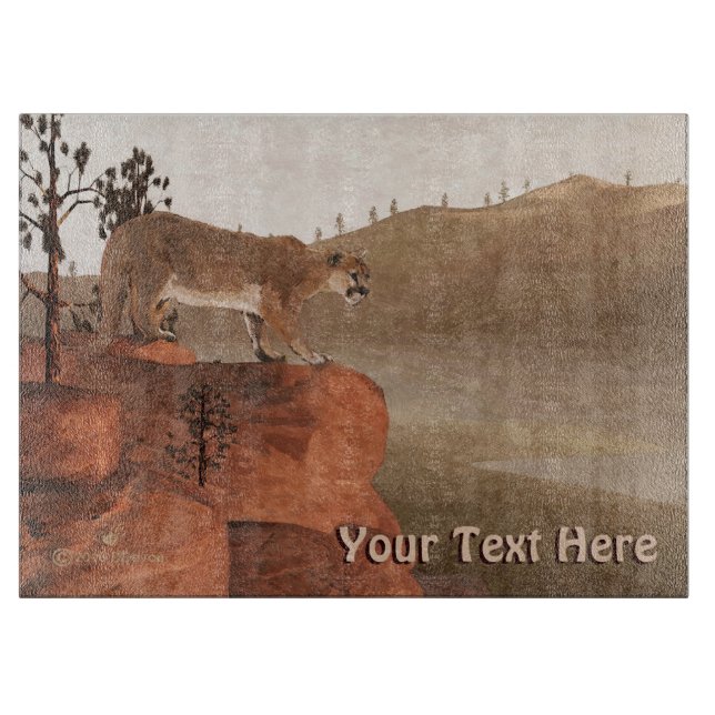 Tabla De Cortar Concentración - Cougar (Anverso)