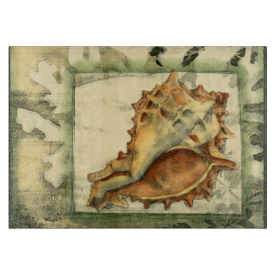 Tabla De Cortar Concha Shell de la silueta