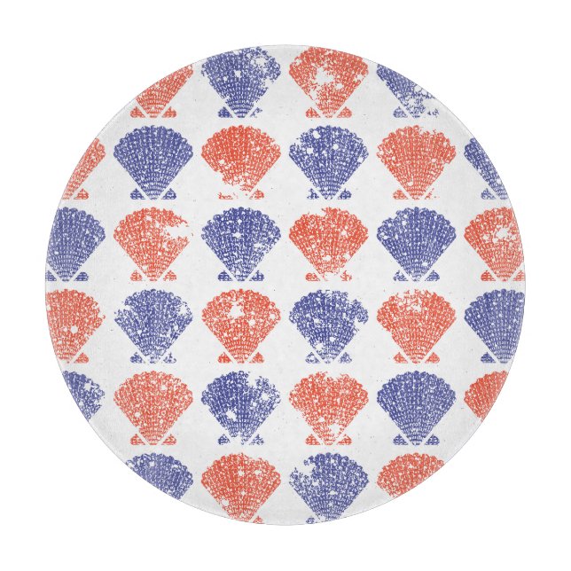 Tabla De Cortar Conchas de Americana Costera (Anverso)