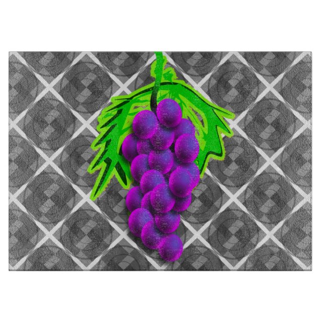 Tabla De Cortar Concord Grape Splash Elegant Luxtting Board (Anverso)
