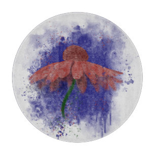 Tabla De Cortar Conflor de color de agua