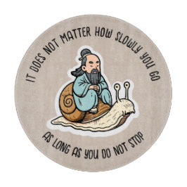 Tabla De Cortar Confucio y el caracol