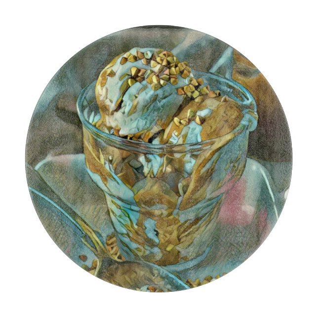 Tabla De Cortar Cono de helado de verano (Anverso)