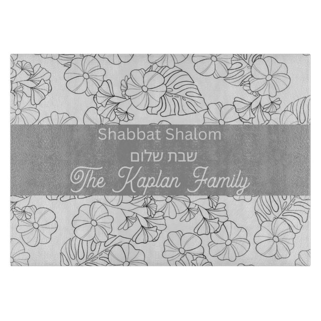 Tabla De Cortar Consejo de Retos Personalizado (Anverso)