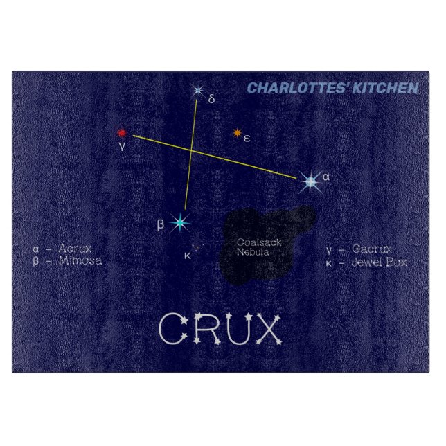 Tabla De Cortar Constelación del hemisferio sur crux (Anverso)
