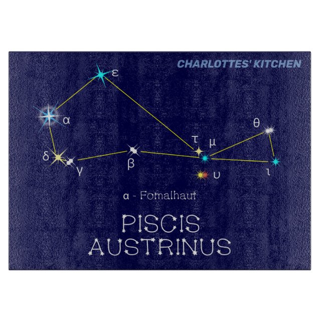 Tabla De Cortar Constelación del hemisferio sur Piscis Austrinus (Anverso)