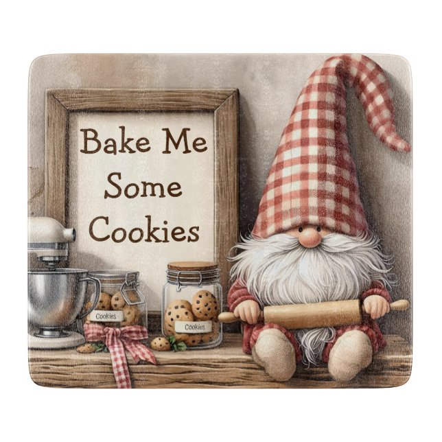 Tabla De Cortar Cookie Baker Gnome (Anverso)