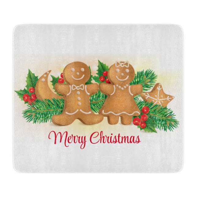 Tabla De Cortar Cookies de Gingerbread (Anverso)