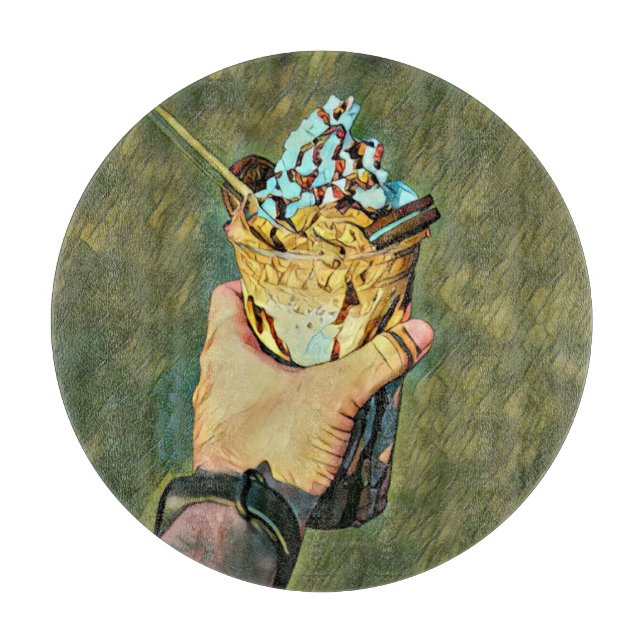 Tabla De Cortar Cool cold freezing ice cream (Anverso)