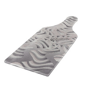 Tabla De Cortar copo de nieve de plata