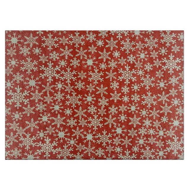 Tabla De Cortar Copos de nieve (Anverso)