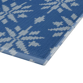 Tabla De Cortar Copos de Nieve Tejidos