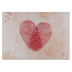 Tabla de cortar corazón