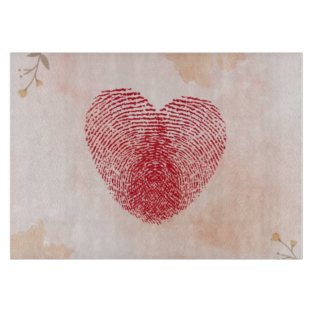 Tabla de cortar corazón (Anverso)