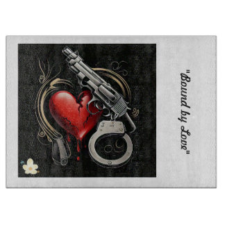 Tabla De Cortar "Corazón de la decencia"