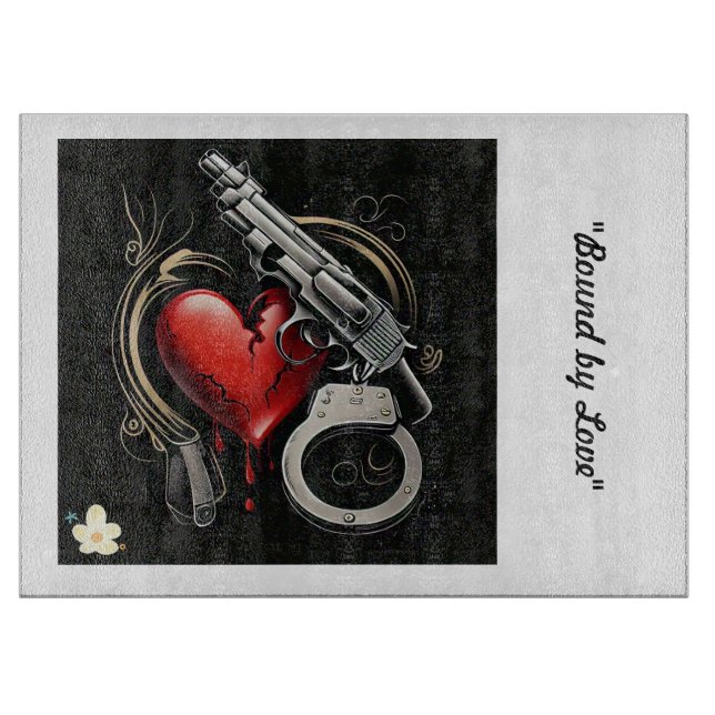 Tabla De Cortar "Corazón de la decencia" (Anverso)