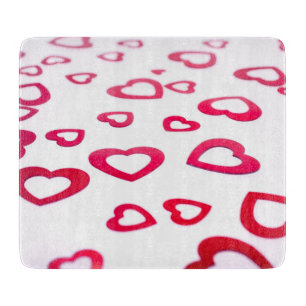Tabla De Cortar Corazón rojo