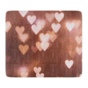 TABLA DE CORTAR CORAZONES DIARIOS DE PINK VALENTINE