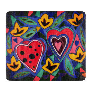 Tabla De Cortar Corazones modernos