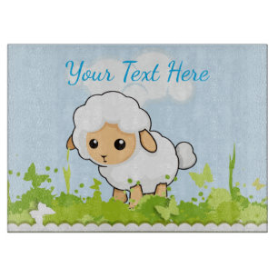 Tabla De Cortar Cordero pequeño lindo