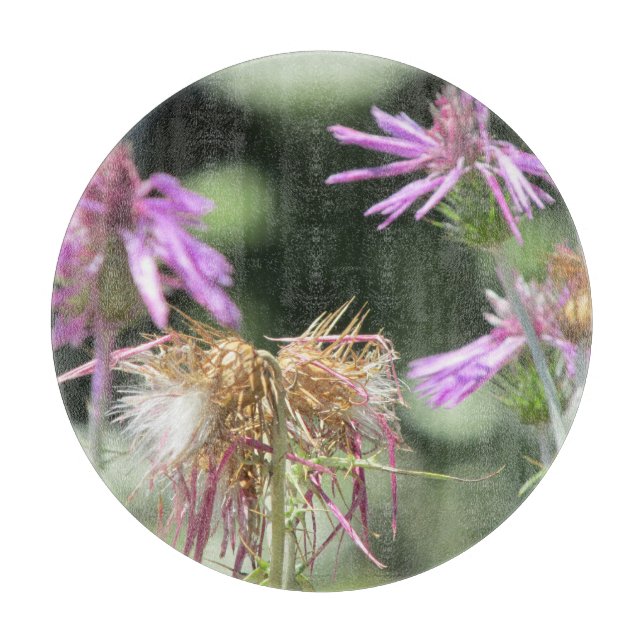 Tabla De Cortar Corfu Lilac Wildflowers (Anverso)