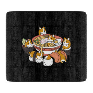 Tabla De Cortar Corgi Ramen Sushi