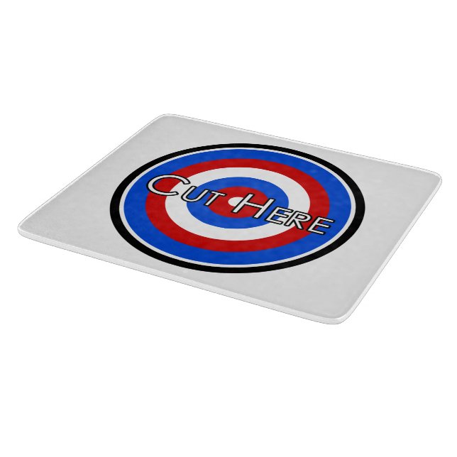 Tabla De Cortar Cortar aquí el destino (Borde)